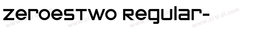 ZeroesTwo Regular字体转换